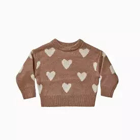 Rylee + Cru Mocha Knit Pullover