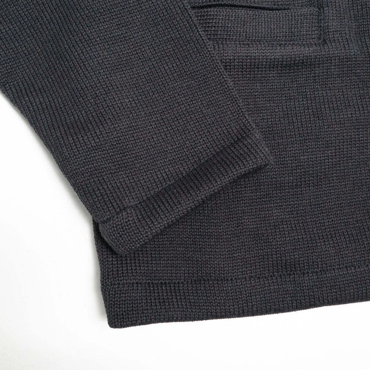 Slouchy Cardigan Sweater - Dark Charcoal