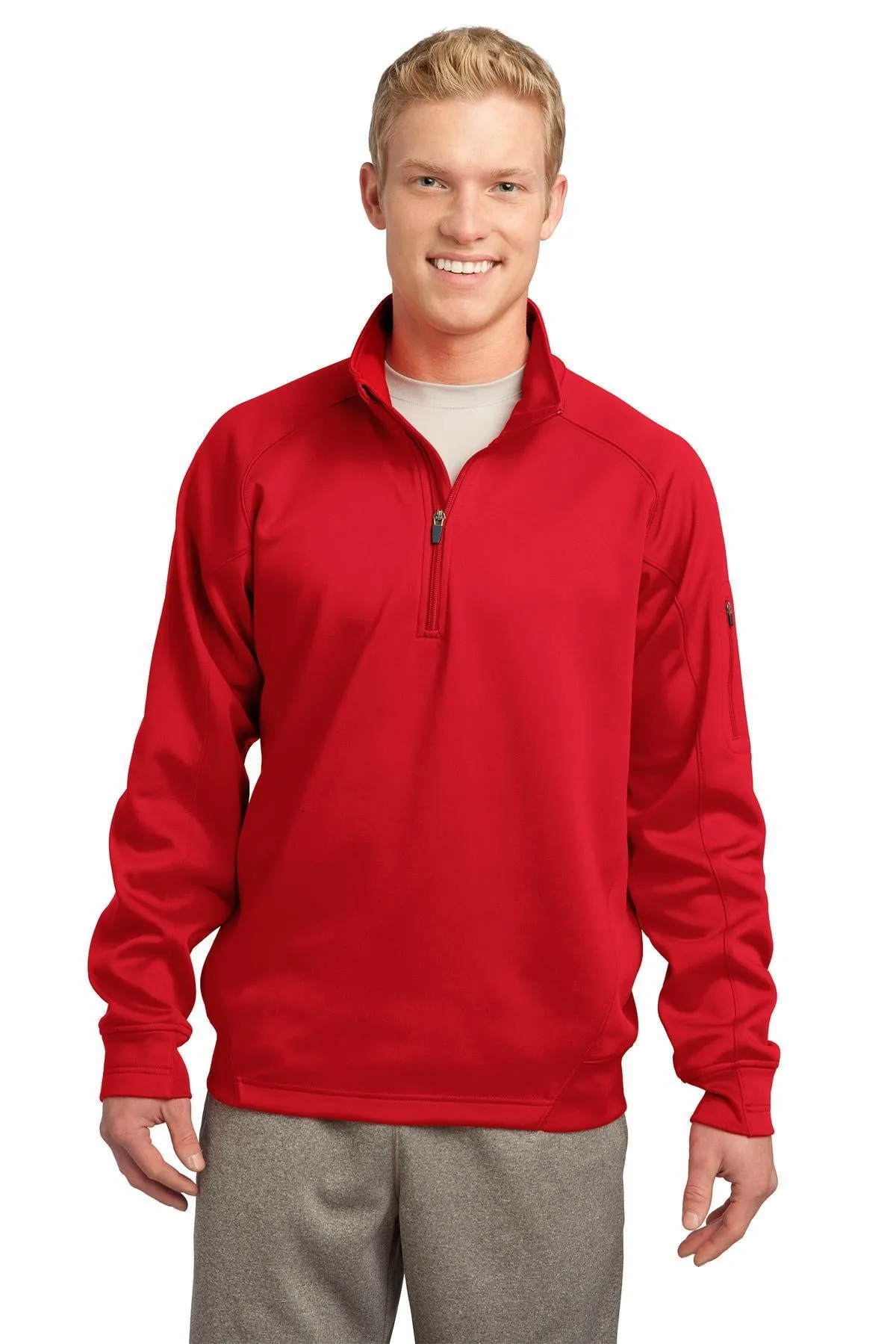 Sport-Tek Tech Fleece 1/4-Zip Pullover F247 True Red