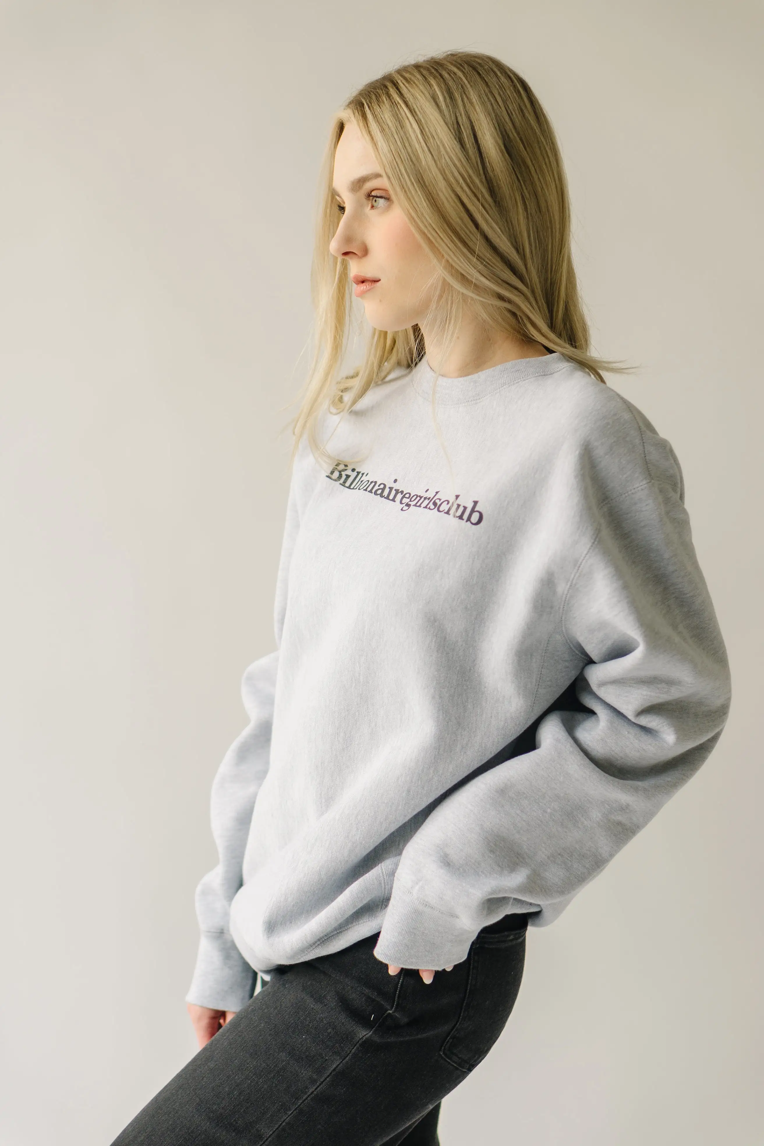 The Billionaires Club Graphic Pullover in Heather Grey