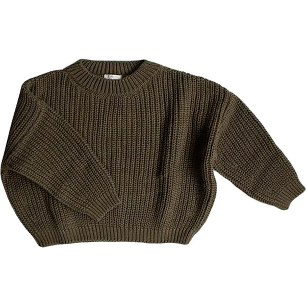 The Simple Folk The Chunky Sweater, Olive