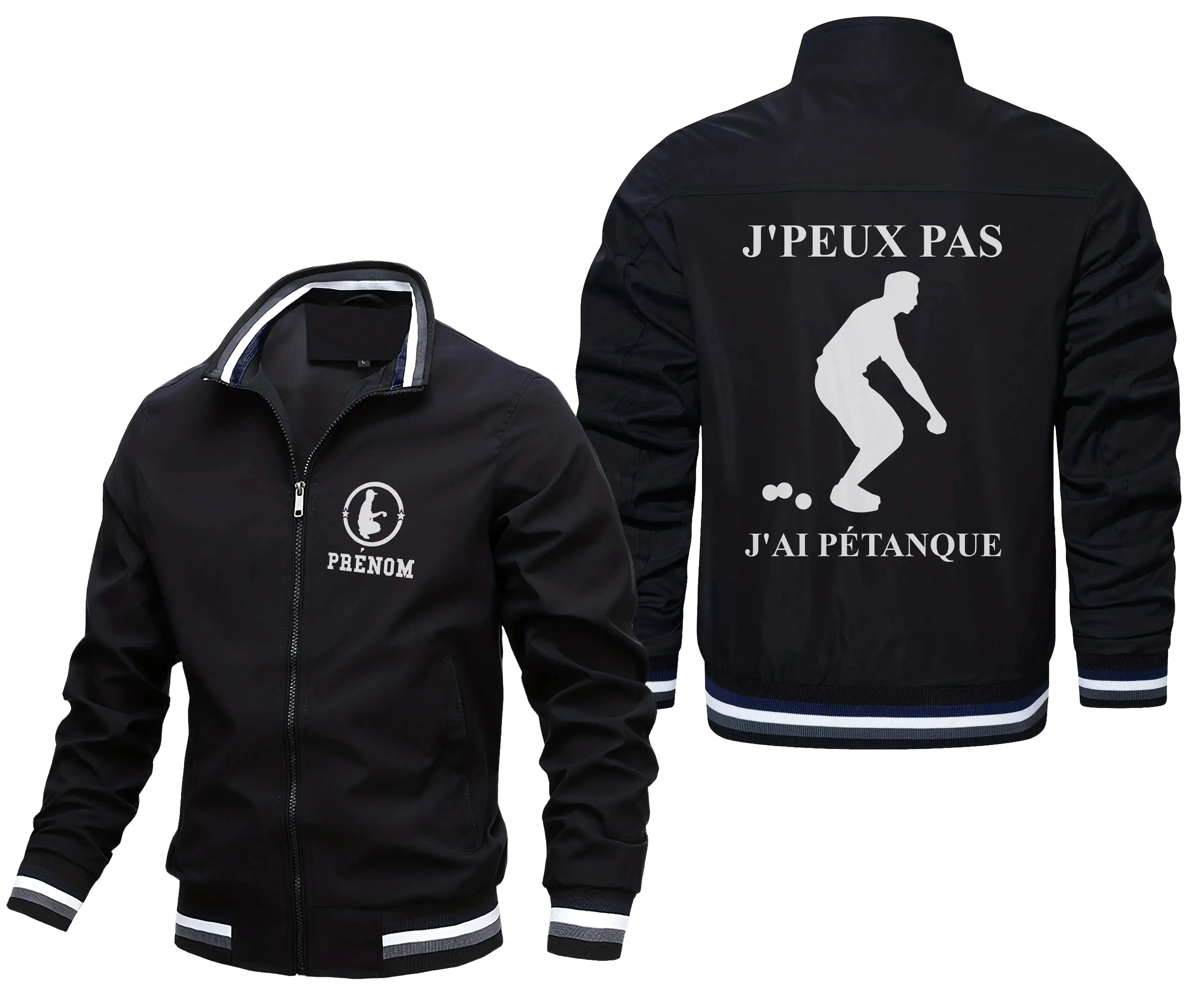 Veste De Pétanque Personnalisée, J'peux Pas J'ai Pétanque, Cadeau Idéal Bouliste - CT07092361