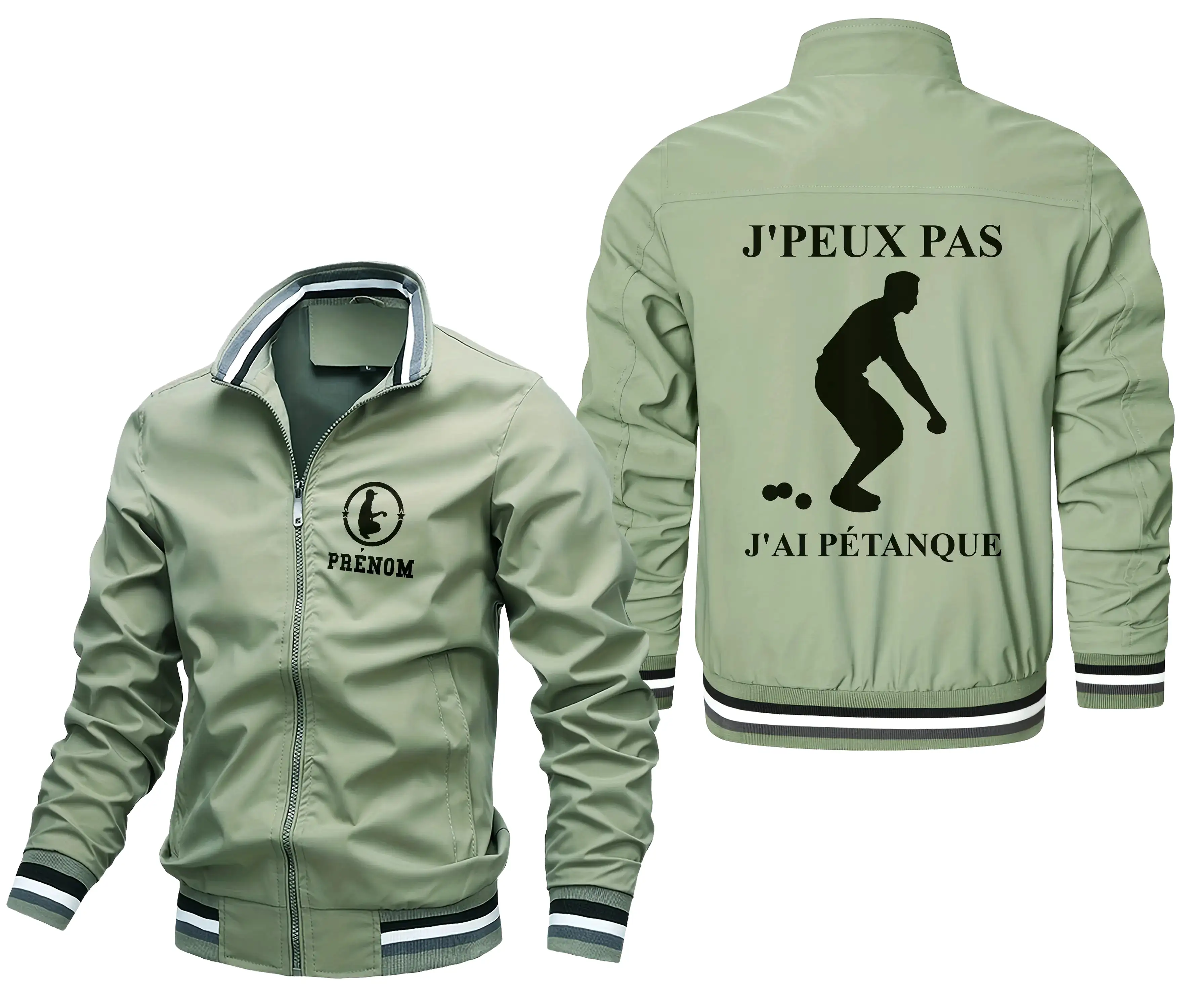 Veste De Pétanque Personnalisée, J'peux Pas J'ai Pétanque, Cadeau Idéal Bouliste - CT07092361