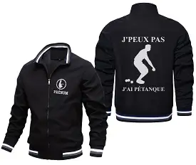 Veste De Pétanque Personnalisée, J'peux Pas J'ai Pétanque, Cadeau Idéal Bouliste - CT07092361