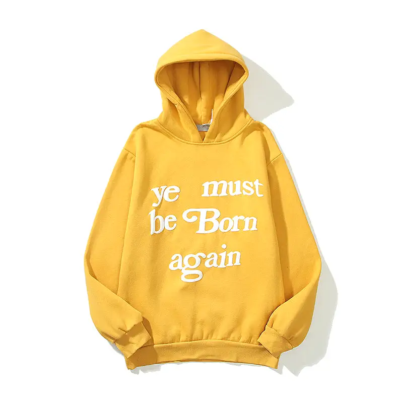 West Print Velvet Men Women Harajuku Fleece Hoodie Hip Hop Stranger Things Hooded Hoodie Pullover Sweatshirt