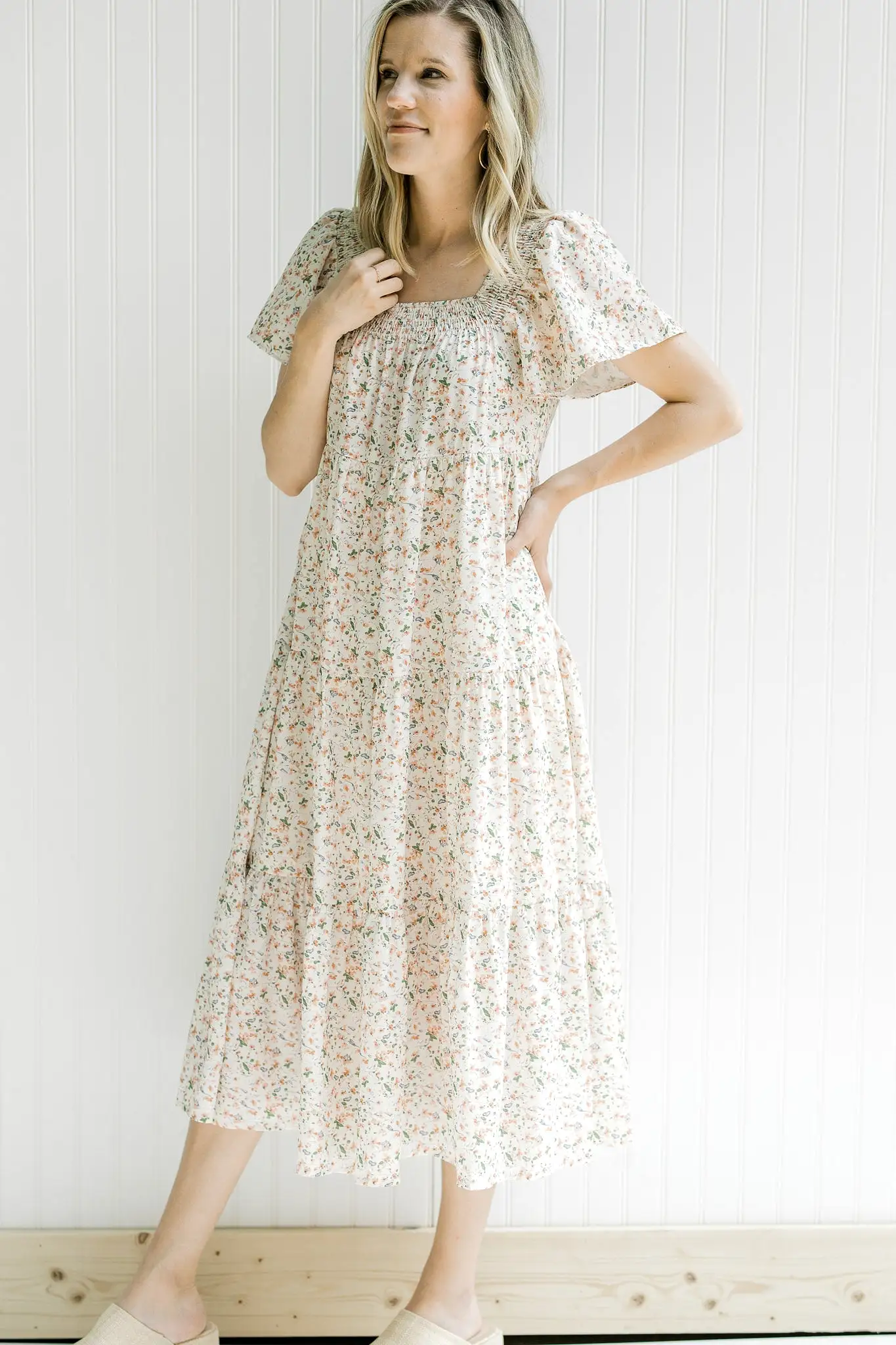 X Cream and Sugar Floral Maxi