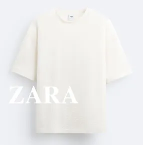 ZARA  |Plain Short Sleeves T-Shirts